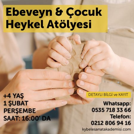 Ebeveyn & Çocuk Heykel Atölyesi 4 Şubat 2024